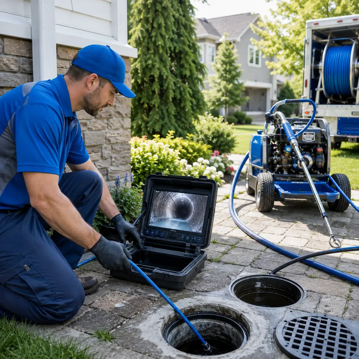 Outdoor drain cleaning professionals serving Miller Place, NY